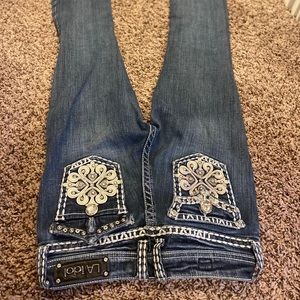 LA idol pants (like new) country style pattern!